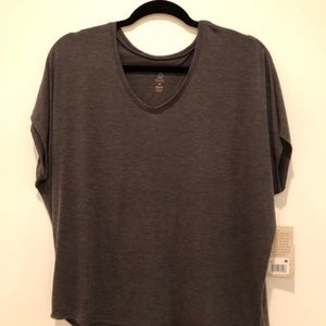 Flowy open back yoga top